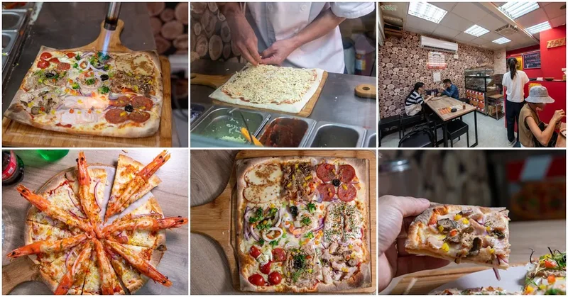 士林美食》愛披薩 iPIZZA - 豪華浮誇海大俠披薩 創意九宮格披薩自由配