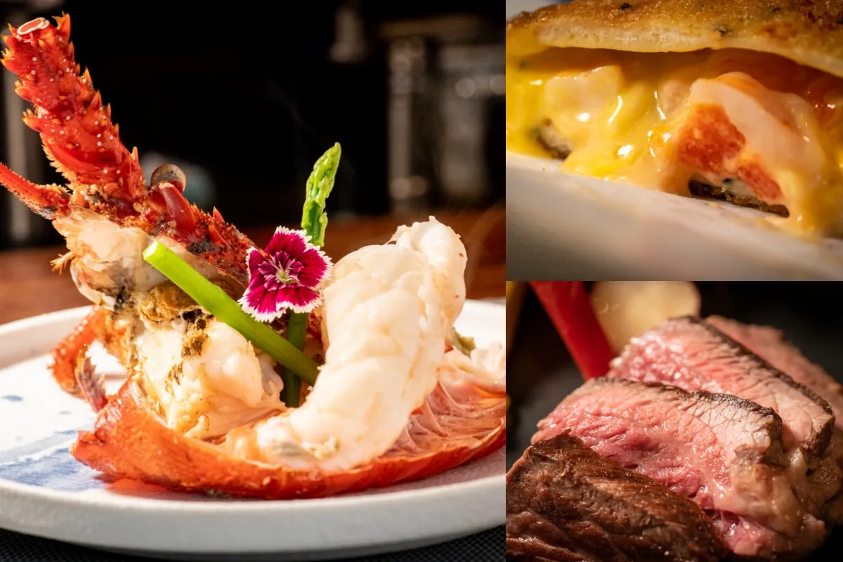 織田信長無菜單手作料理》中壢無菜單料理推薦｜高ＣＰ值激推的創意料理還不收服務費｜全新轉型打造高品質超浮誇鐵板料理