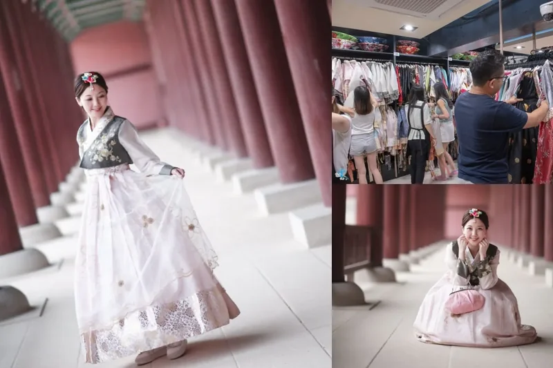 西花韓服：首爾景福宮必玩！穿上韓服，感受古代宮廷之美！​